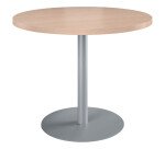 Table de réunion ronde chêne clair Ø 100 cm - Arch