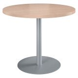 Table de réunion ronde chêne clair Ø 100 cm - Arch
