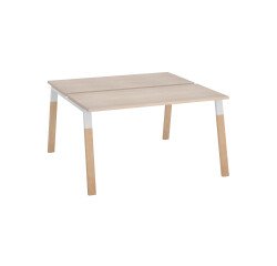 <div>
  2-office pole ECLA depth 126 metal and wood base
</div>
