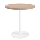 Table de réunion ronde chêne clair Ø 80 cm - Arch