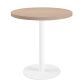 Table de réunion ronde chêne clair Ø 80 cm - Arch