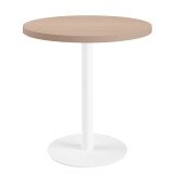 Table de réunion ronde chêne clair Ø 80 cm - Arch