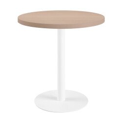 Table de réunion ronde chêne clair Ø 80 cm - Arch