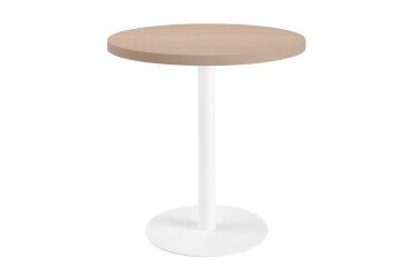 Mesa de reunión redonda Ecla roble claro Ø 80 cm