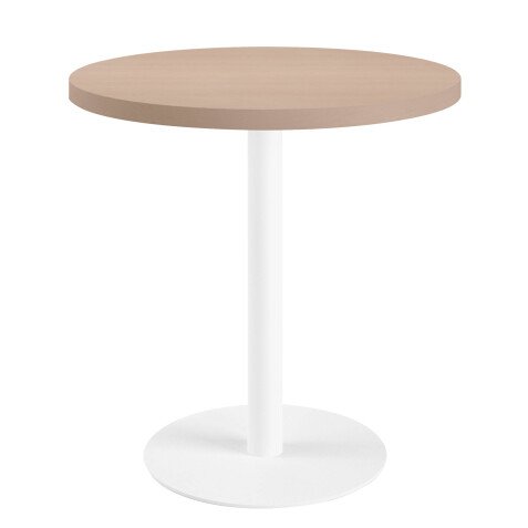 Table de réunion ronde chêne clair Ø 80 cm - Arch