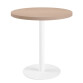 Table de réunion ronde chêne clair Ø 80 cm - Arch