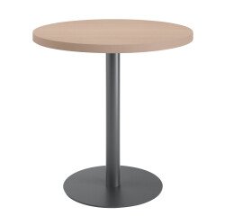 Mesa de reunión redonda Ecla roble claro Ø 80 cm