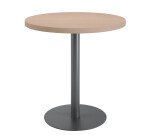 Table de réunion ronde chêne clair Ø 80 cm - Arch