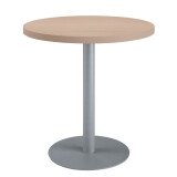 Table de réunion ronde chêne clair Ø 80 cm - Arch