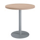 Table de réunion ronde chêne clair Ø 80 cm - Arch