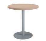 Table de réunion ronde chêne clair Ø 80 cm - Arch
