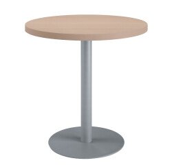 Table de réunion ronde chêne clair Ø 80 cm - Arch
