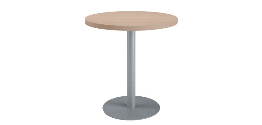 Table de réunion ronde chêne clair Ø 80 cm - Arch