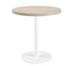 Table de réunion ronde chêne gris Ø 80 cm - Arch