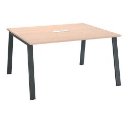 Tabelle für modulare Besprechung ECLA L 140 x P 126 Metallgestell