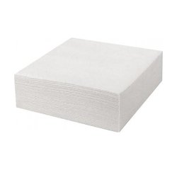 Servilletas de papel 40 x 40 Blanco - Paquete de 100 