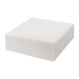 Servilletas de papel 40 x 40 Blanco - Paquete de 100 