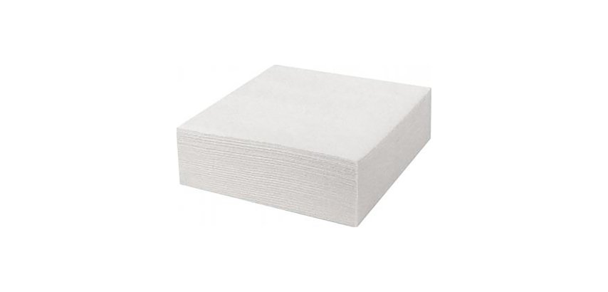 Servilletas de papel 40 x 40 Blanco - Paquete de 100 