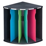 Sorter The Corner 5 compartments Exacompta black/assortment