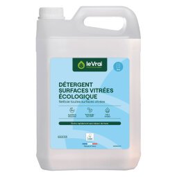 Détergent surfaces vitrées Le Vrai Professionnel - Bidon de 5 L