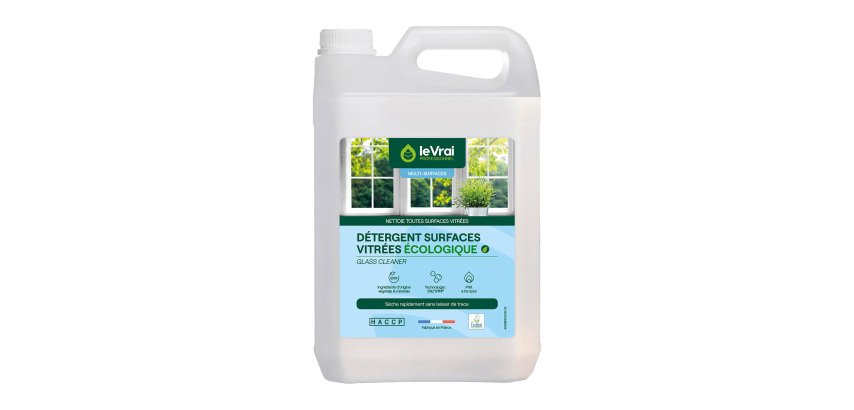 Détergent surfaces vitrées Le Vrai Professionnel - Bidon de 5 L