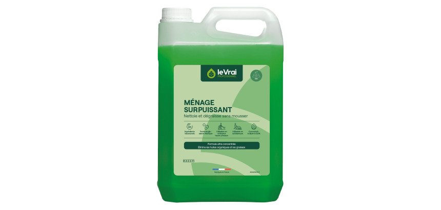 Détergent surpuissant Le Vrai - parfum Pin des landes - bidon de 5L.