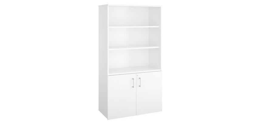 Bibliothèque haute H 182 x L 100 cm avec portes basses – Arch