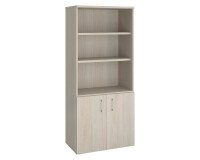 Biblioteca de madera con puertas ECLA Al 182 x An 80 cm 