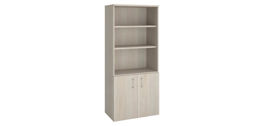 Bibliothèque haute H 182 x L 80 cm avec portes basses – Arch