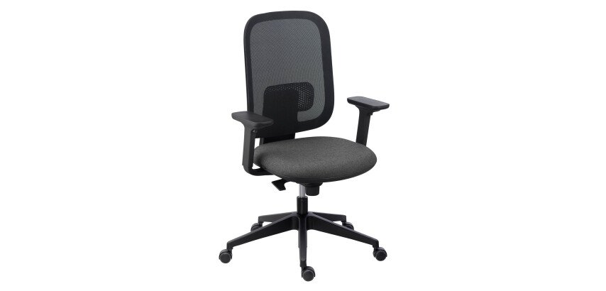 Silla de oficina Alia malla con reposabrazos 1D