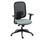 Chaise de bureau Alaia dossier maille avec accoudoirs 1D