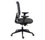 Chaise de bureau Alaia dossier maille avec accoudoirs 1D