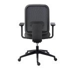 Chaise de bureau Alaia dossier maille avec accoudoirs 1D