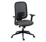Chaise de bureau Alaia dossier maille avec accoudoirs 3D