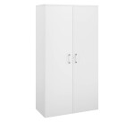 Armoire haute bois H 182 x L 100 cm avec portes battantes - Arch