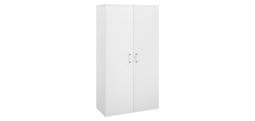 Armoire haute bois H 182 x L 100 cm avec portes battantes - Arch