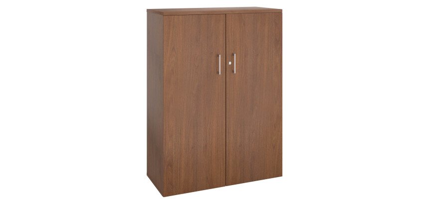 Armoire mi-hauteur bois H 136 x L 100 cm avec portes battantes - Arch