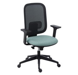 Silla de oficina Alia - respaldo malla - reposabrazos 3D