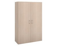 Hoher Schrank Holz H 182 x B 120 cm Ecla 