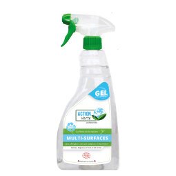 Gel dégraissant multi-surfaces Action Verte professionnels - Spray de 750 ml