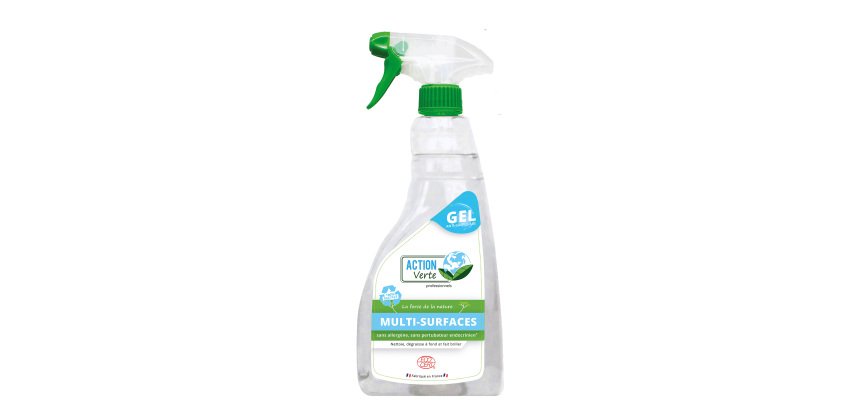 Gel dégraissant multi-surfaces Action Verte - Spray de 750 ml