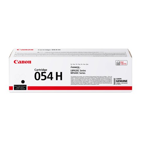 Canon 054H tóner original negro alta capacidad