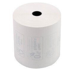 Papel térmico Exacompta 80 x Ø 72 x 12 mm x 76m 55g 43818E 1 copia SBPA FSC con impresión en reverso FSC