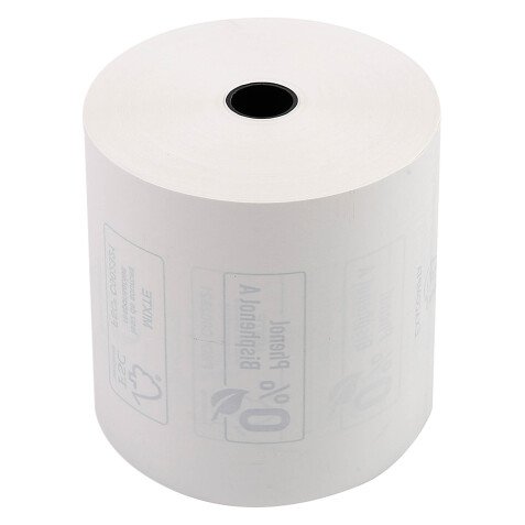 Papierrol zonder fenol voor bankkaartterminals 80 x 80 mm