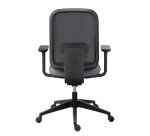 Chaise de bureau Alaia dossier maille avec accoudoirs 1D