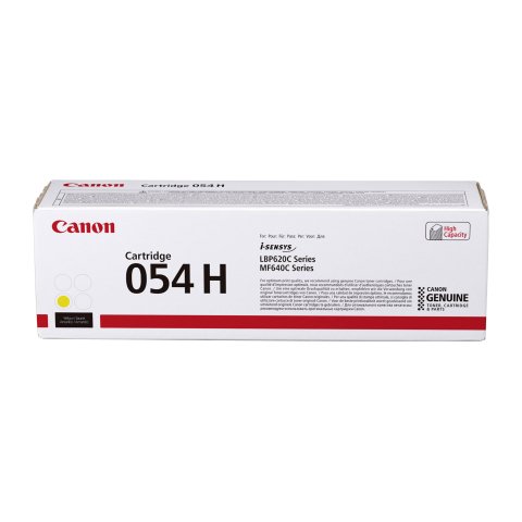 Canon 054H tóner original amarillo alta capacidad