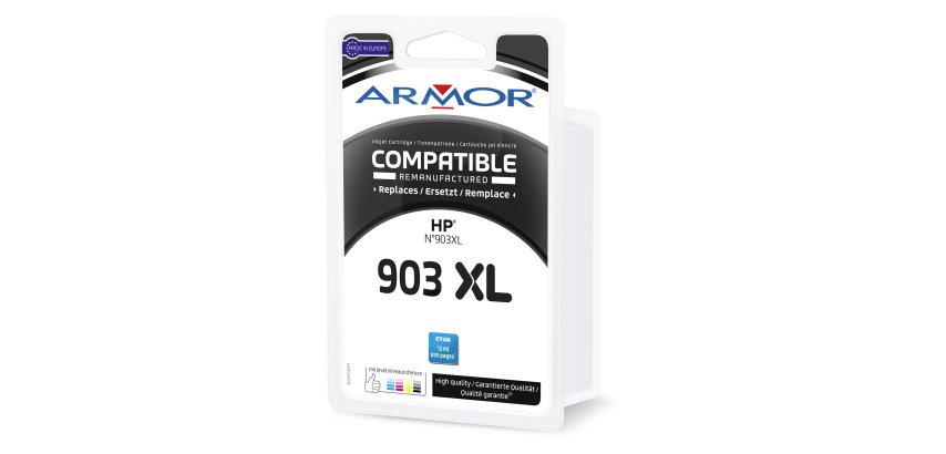 Cartridge Armor compatibel HP 903XL kleuren voor inkjetprinter