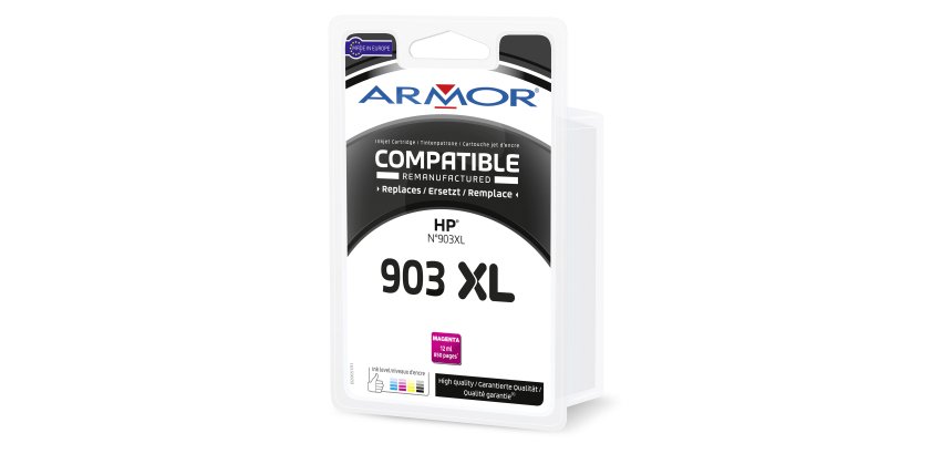 Cartridge Armor compatible HP 903XL colors for inkjet printer 