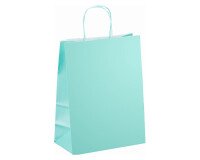 Bolsa de papel kraft asas trenzadas 30 x 23 x 12 cm - Caja de 50