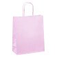 Shopping bags in kraft with twisted handles 22 x 18 x 8 cm - pack of 50